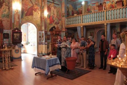 Таинство Крещения. Свято-Покровский храм г.Есик