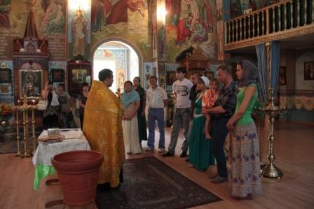 Таинство Крещения.Свято-Покровский храм г.Есик