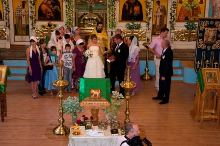 Венчание.Свято-Покровский храм г.Есик