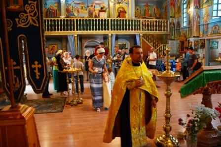 Таинство Крещения.Свято-Покровский храм г.Есик