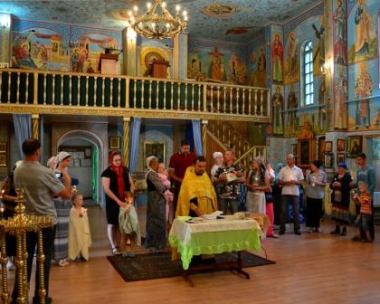 Таинство Крещения.Свято-Покровский храм г.Есик