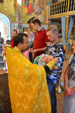 Таинство Крещения.Свято-Покровский храм г.Есик