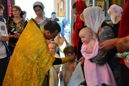 Таинство Крещения.Свято-Покровский храм г.Есик