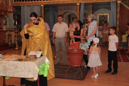 Крещение.Свято-Покровский храм г.Есик